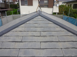 屋根リフォーム 施工前風景