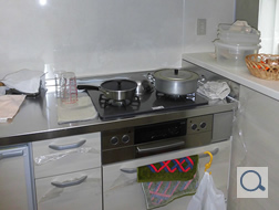 キッチン、リビング、浴室、洗面、珪藻土、内装、フロア、建具、塗装ほか 施工後風景