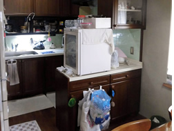 キッチン、リビング、浴室、洗面、珪藻土、内装、フロア、建具、塗装ほか 施工前風景