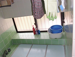 キッチン、リビング、浴室、洗面、珪藻土、内装、フロア、建具、塗装ほか 施工前風景