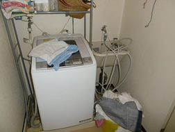 キッチン、リビング、浴室、洗面、珪藻土、内装、フロア、建具、塗装ほか 施工前風景